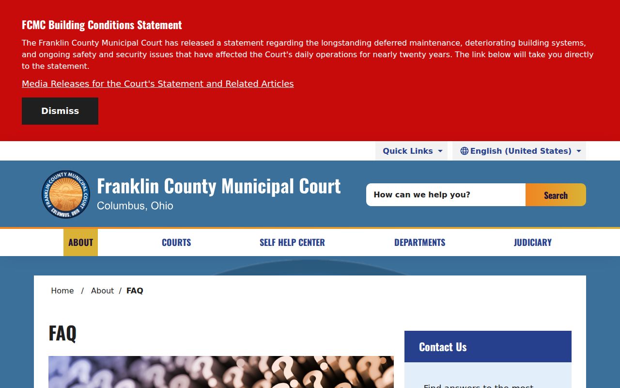 Franklin County court docket date guidance from Municipal Court